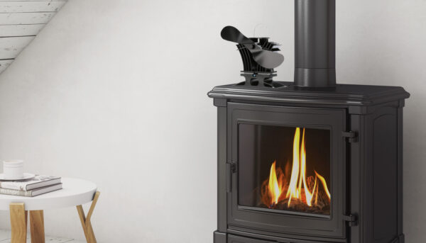 Ventilateur de poêle thermique, ventilateur thermique pour cheminée à bois  Ventilateur écologique silencieux Fonctionnement silencieux fait circuler  de l'air chaud.